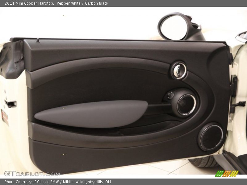Pepper White / Carbon Black 2011 Mini Cooper Hardtop