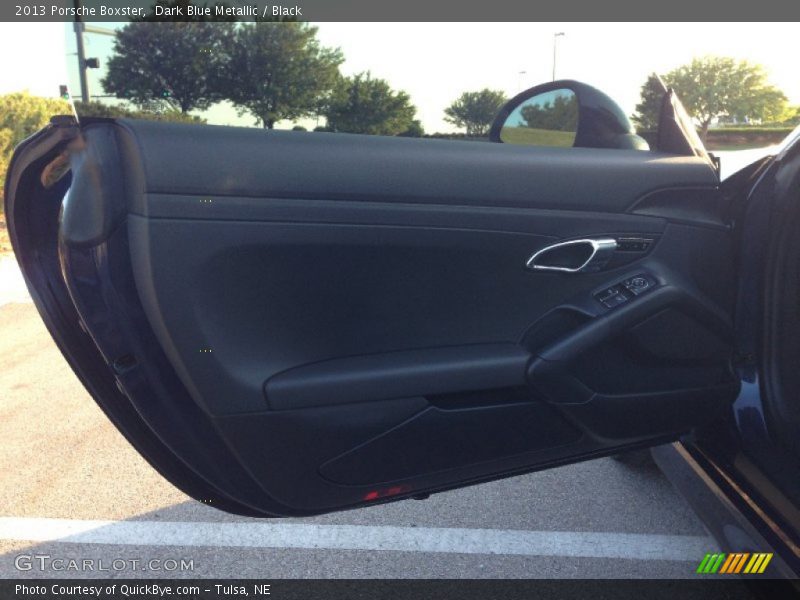 Dark Blue Metallic / Black 2013 Porsche Boxster