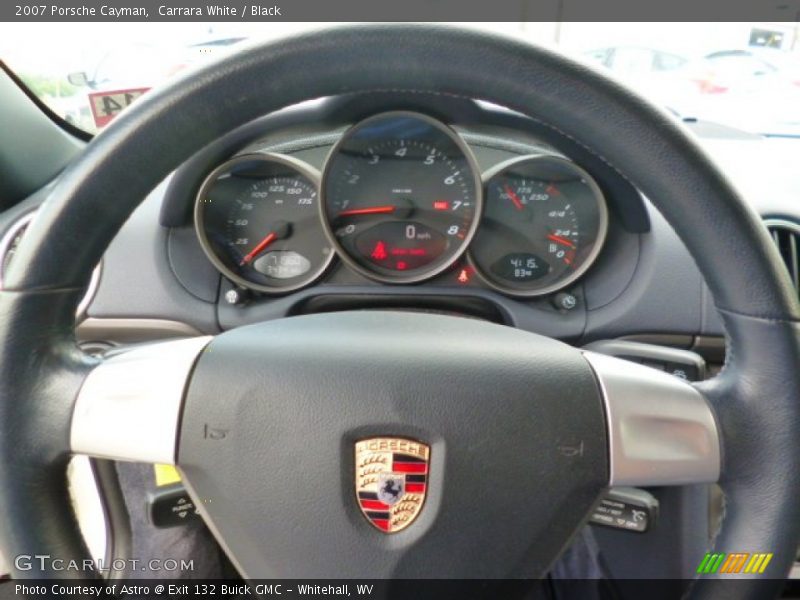 Carrara White / Black 2007 Porsche Cayman