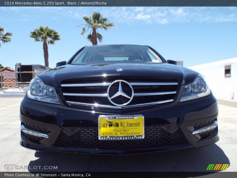 Black / Almond/Mocha 2014 Mercedes-Benz C 250 Sport