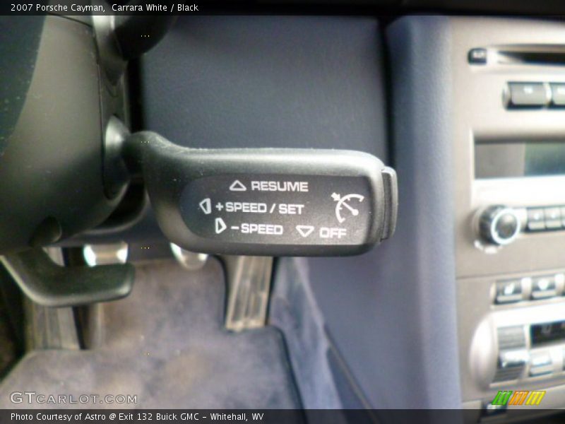 Carrara White / Black 2007 Porsche Cayman