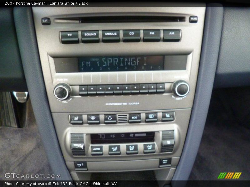 Carrara White / Black 2007 Porsche Cayman