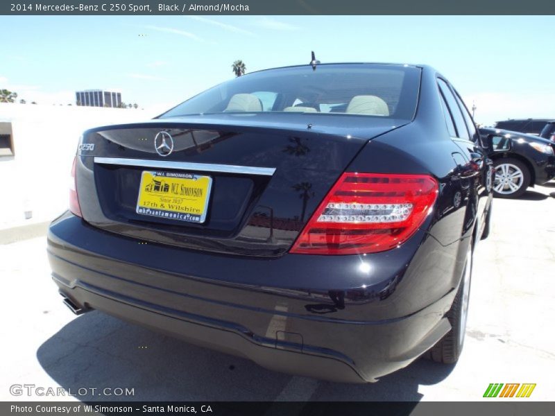 Black / Almond/Mocha 2014 Mercedes-Benz C 250 Sport