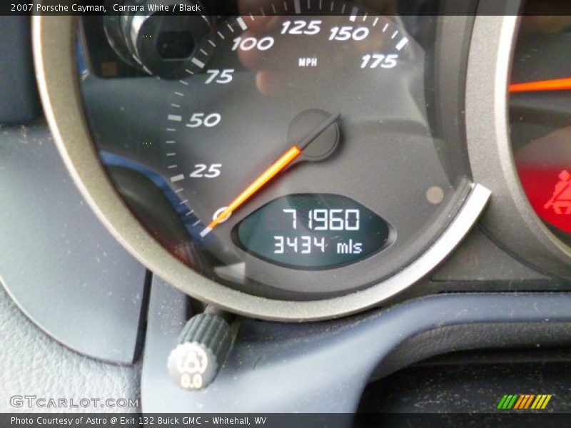 Carrara White / Black 2007 Porsche Cayman