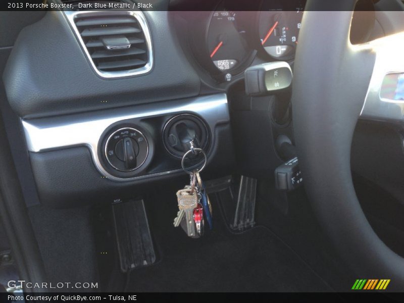 Dark Blue Metallic / Black 2013 Porsche Boxster