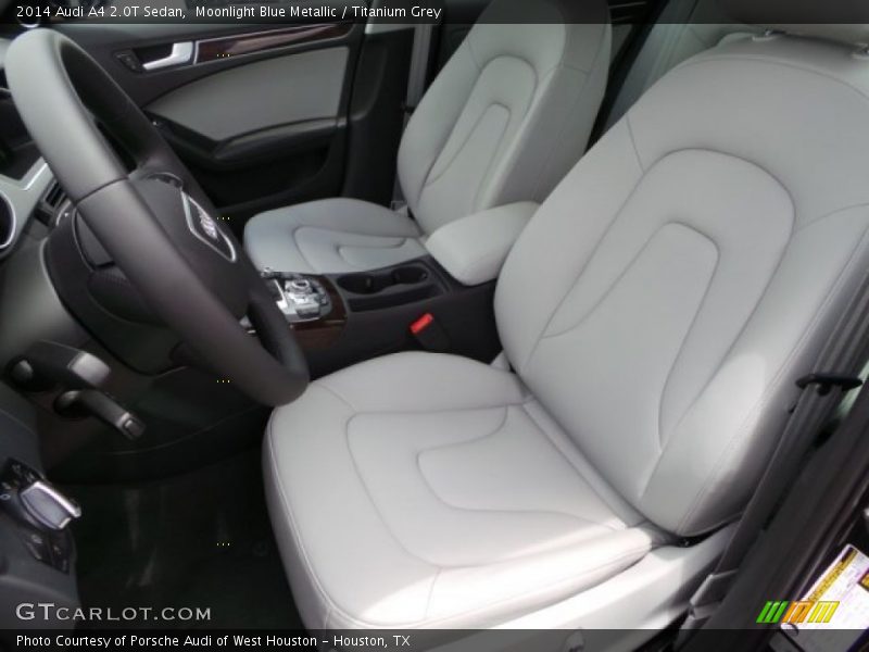 Moonlight Blue Metallic / Titanium Grey 2014 Audi A4 2.0T Sedan