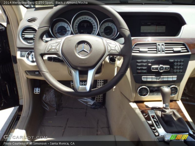 Black / Almond/Mocha 2014 Mercedes-Benz C 250 Sport