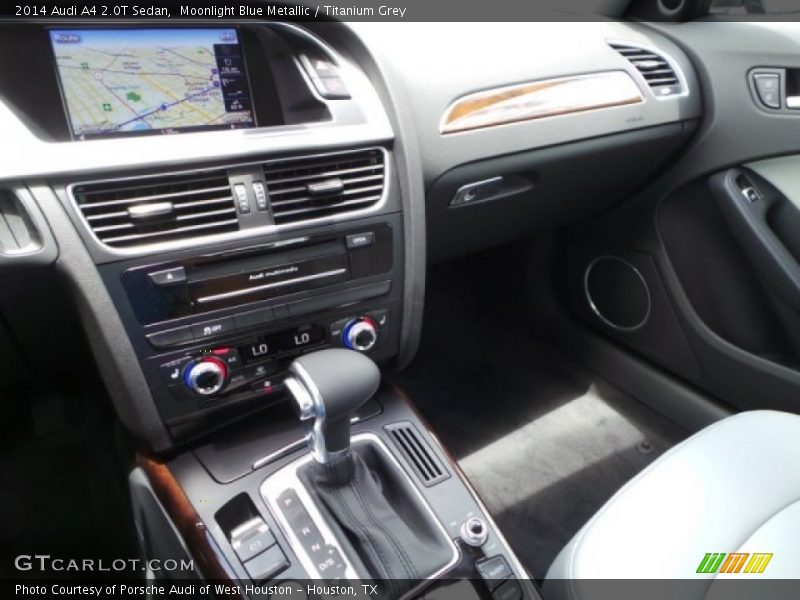 Moonlight Blue Metallic / Titanium Grey 2014 Audi A4 2.0T Sedan