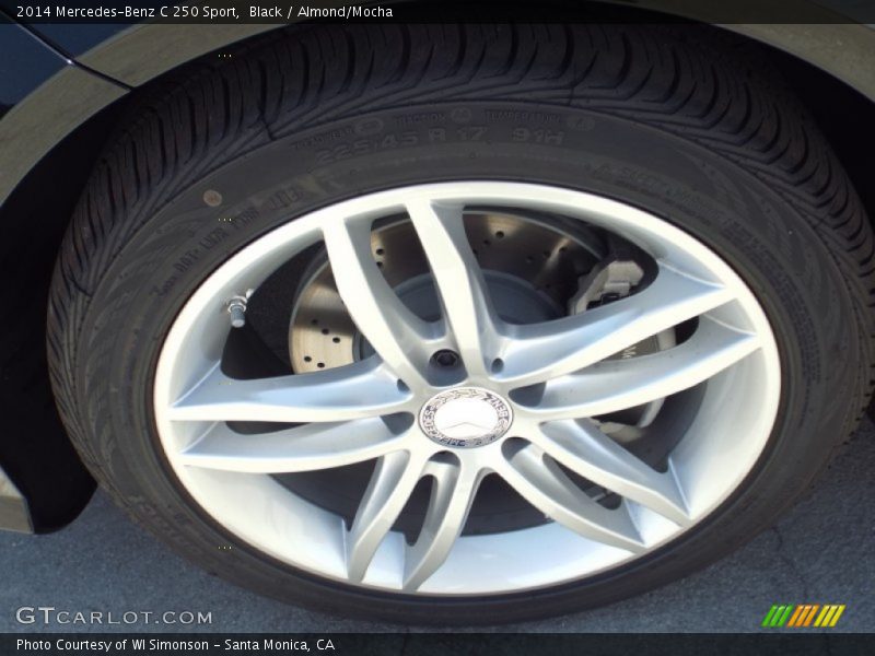 Black / Almond/Mocha 2014 Mercedes-Benz C 250 Sport
