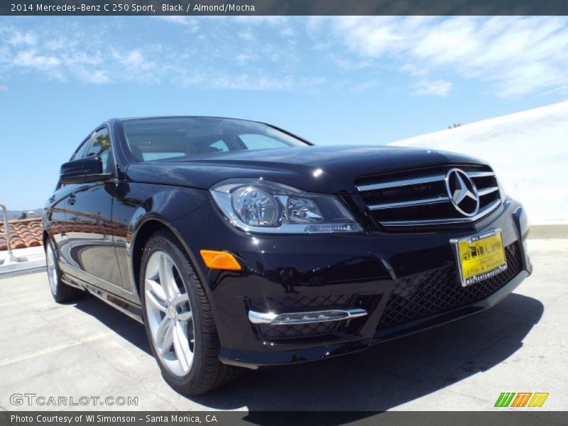Black / Almond/Mocha 2014 Mercedes-Benz C 250 Sport