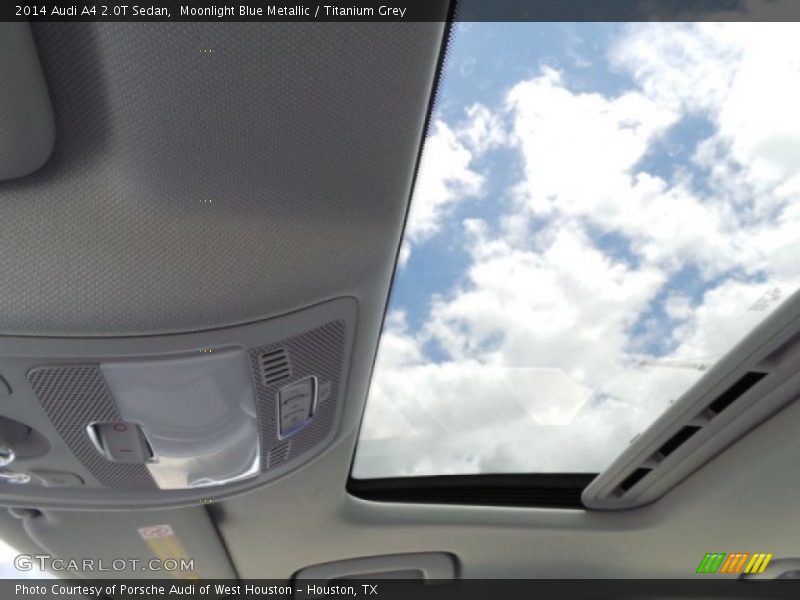 Moonlight Blue Metallic / Titanium Grey 2014 Audi A4 2.0T Sedan