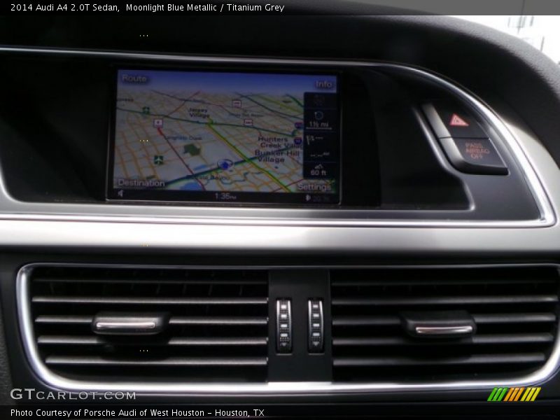 Moonlight Blue Metallic / Titanium Grey 2014 Audi A4 2.0T Sedan