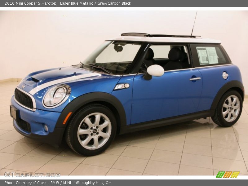 Laser Blue Metallic / Grey/Carbon Black 2010 Mini Cooper S Hardtop