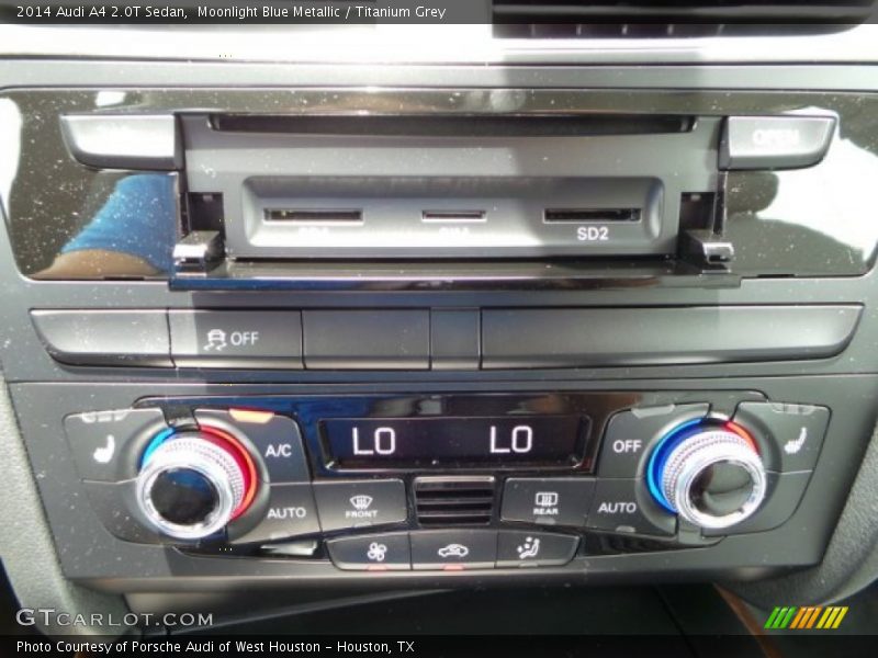 Moonlight Blue Metallic / Titanium Grey 2014 Audi A4 2.0T Sedan
