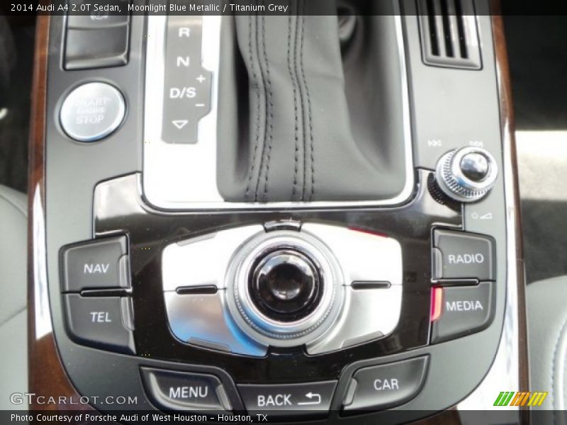 Moonlight Blue Metallic / Titanium Grey 2014 Audi A4 2.0T Sedan
