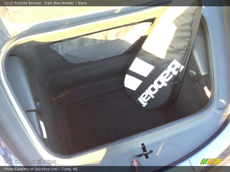 Dark Blue Metallic / Black 2013 Porsche Boxster