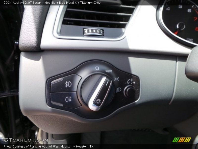 Moonlight Blue Metallic / Titanium Grey 2014 Audi A4 2.0T Sedan