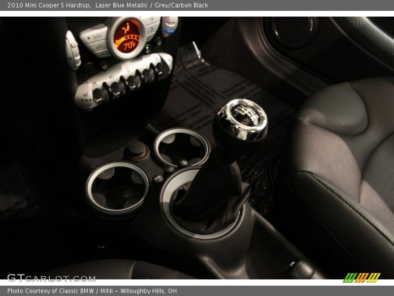 Laser Blue Metallic / Grey/Carbon Black 2010 Mini Cooper S Hardtop