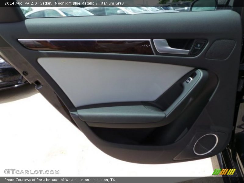 Moonlight Blue Metallic / Titanium Grey 2014 Audi A4 2.0T Sedan