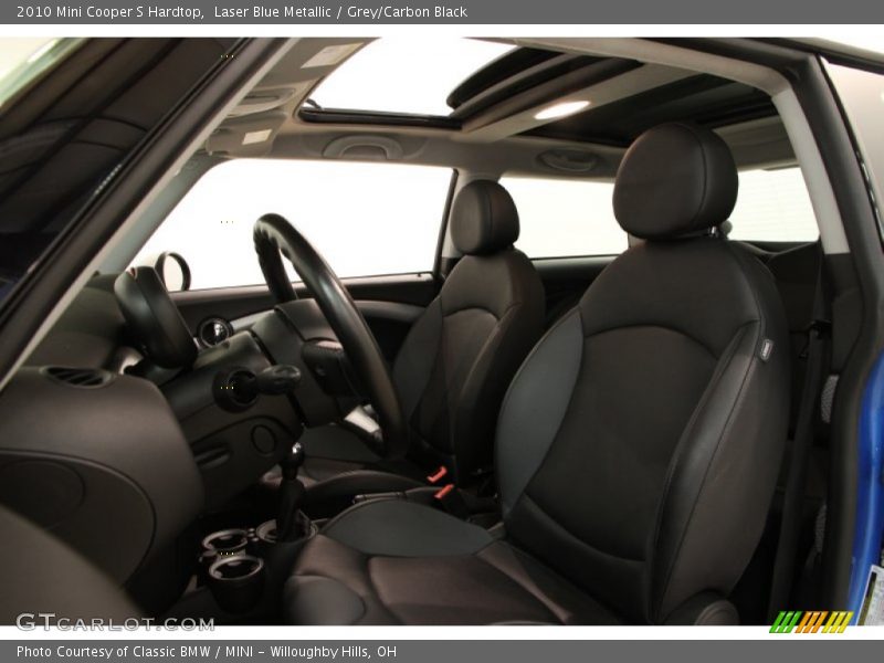 Laser Blue Metallic / Grey/Carbon Black 2010 Mini Cooper S Hardtop