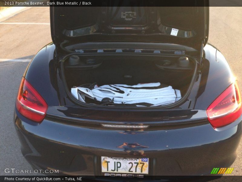 Dark Blue Metallic / Black 2013 Porsche Boxster