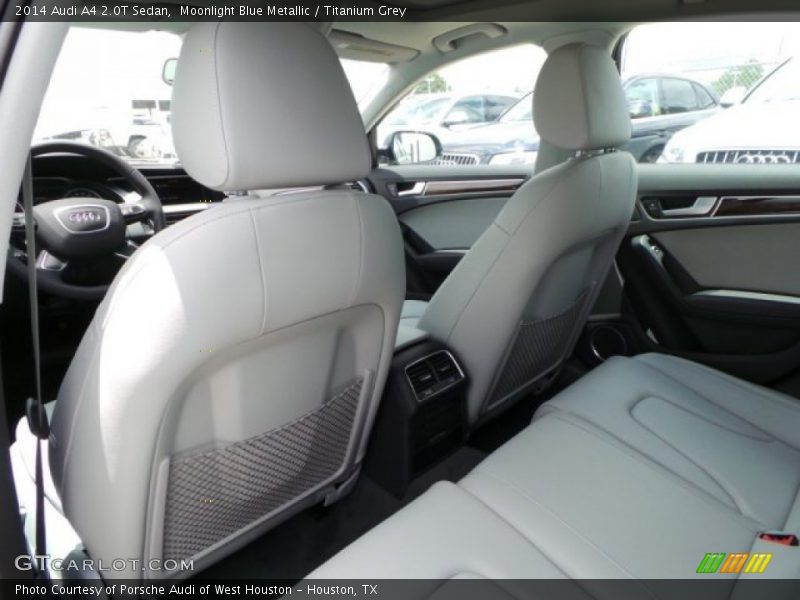Moonlight Blue Metallic / Titanium Grey 2014 Audi A4 2.0T Sedan