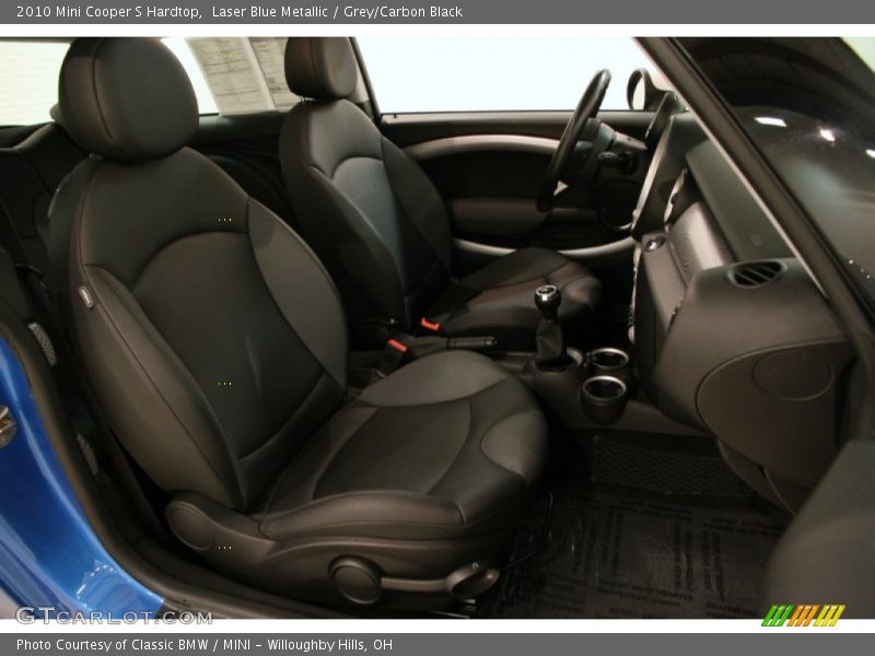 Laser Blue Metallic / Grey/Carbon Black 2010 Mini Cooper S Hardtop