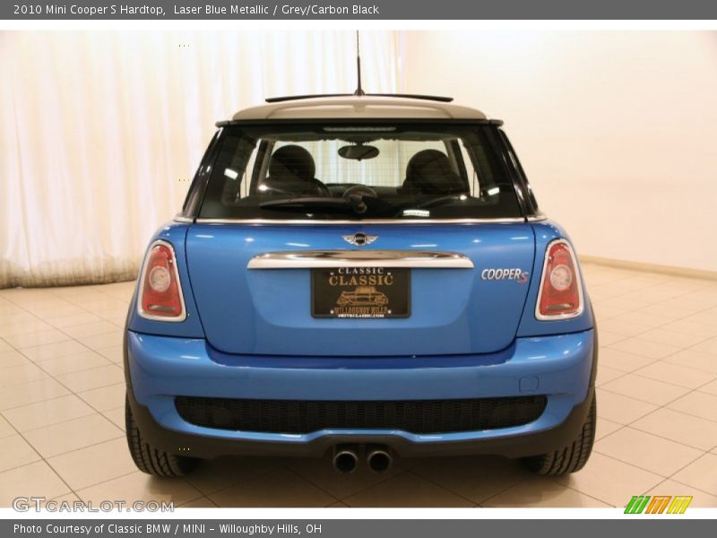 Laser Blue Metallic / Grey/Carbon Black 2010 Mini Cooper S Hardtop