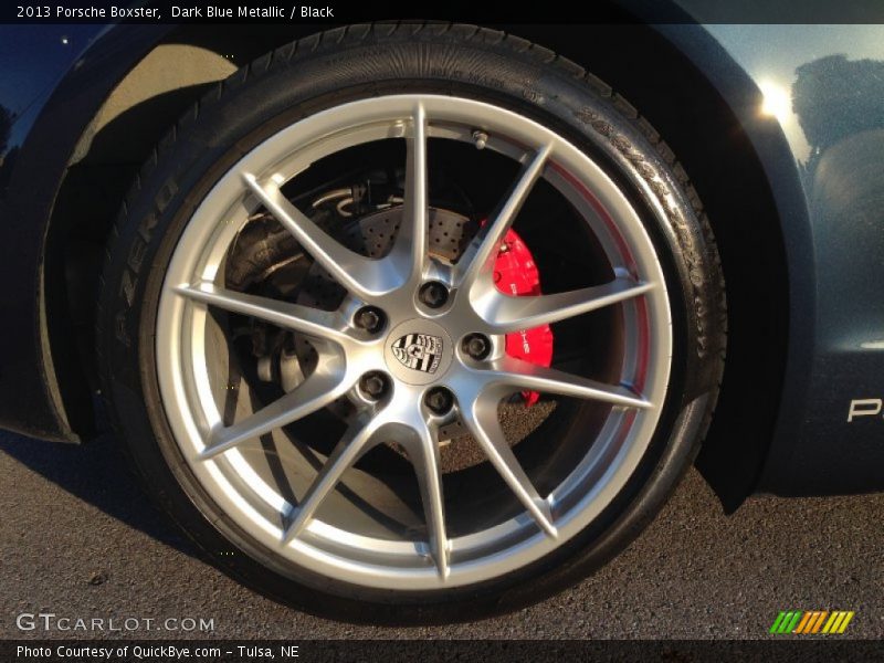 Dark Blue Metallic / Black 2013 Porsche Boxster