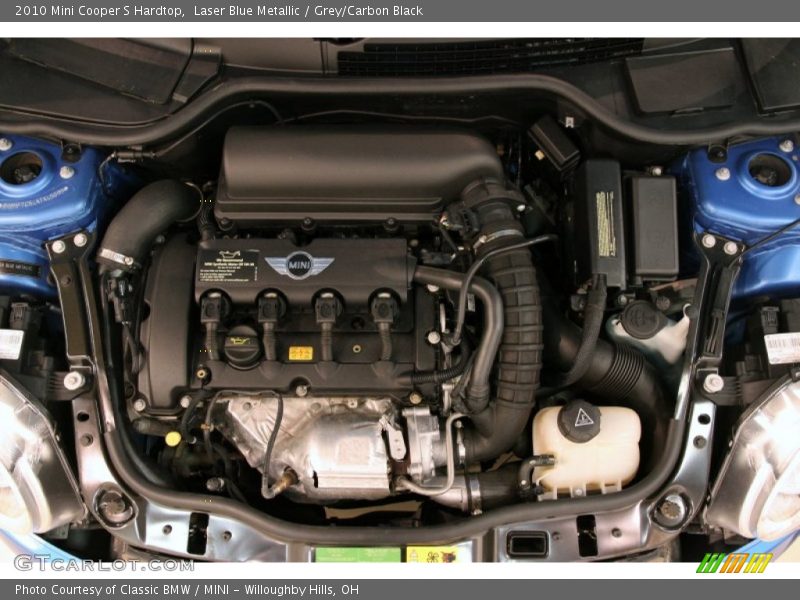Laser Blue Metallic / Grey/Carbon Black 2010 Mini Cooper S Hardtop