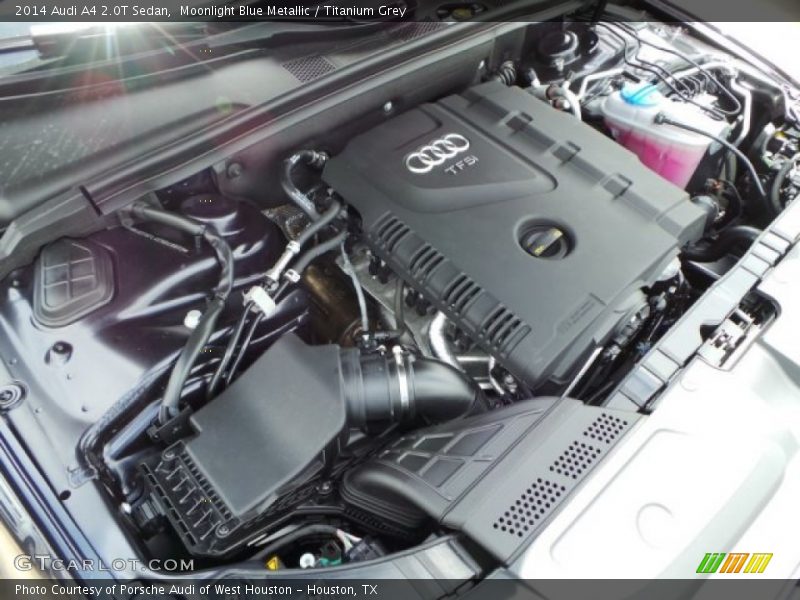 Moonlight Blue Metallic / Titanium Grey 2014 Audi A4 2.0T Sedan