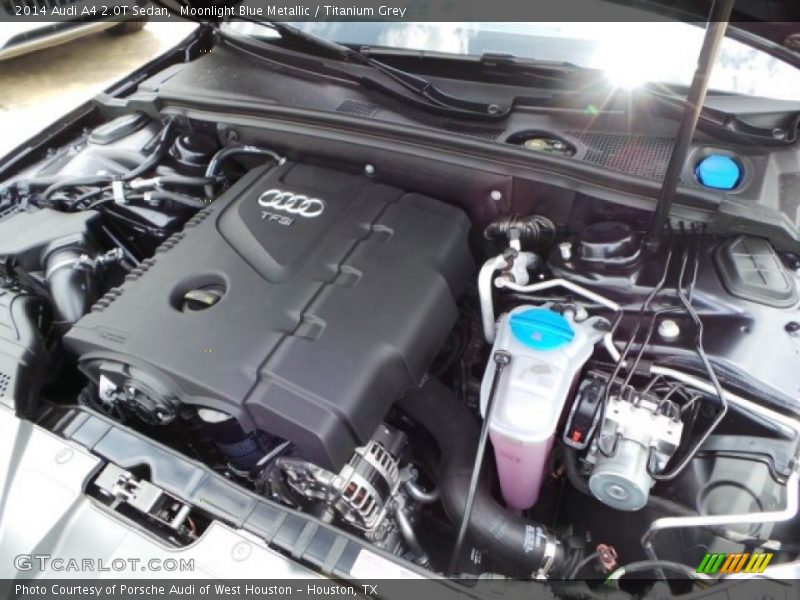 Moonlight Blue Metallic / Titanium Grey 2014 Audi A4 2.0T Sedan