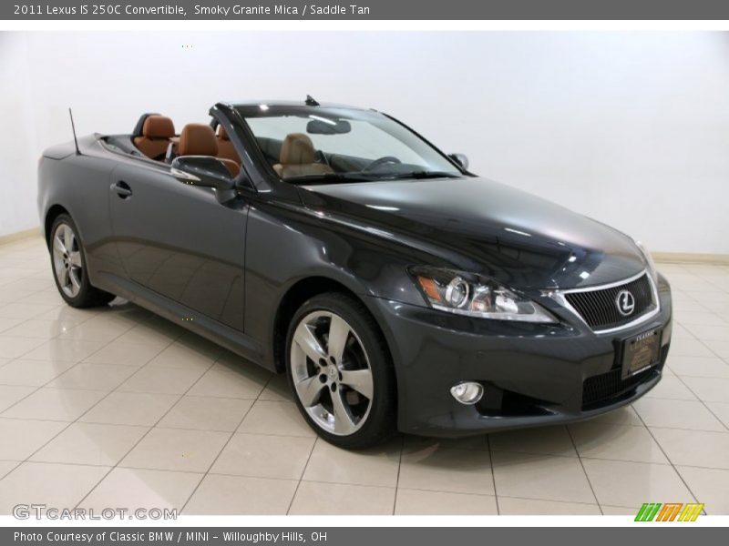 Smoky Granite Mica / Saddle Tan 2011 Lexus IS 250C Convertible