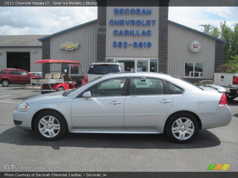 Silver Ice Metallic / Ebony 2011 Chevrolet Impala LT