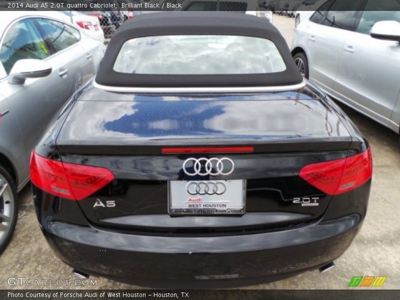 Brilliant Black / Black 2014 Audi A5 2.0T quattro Cabriolet