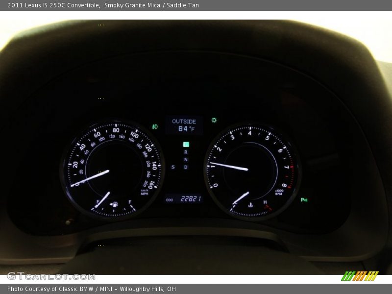 Smoky Granite Mica / Saddle Tan 2011 Lexus IS 250C Convertible