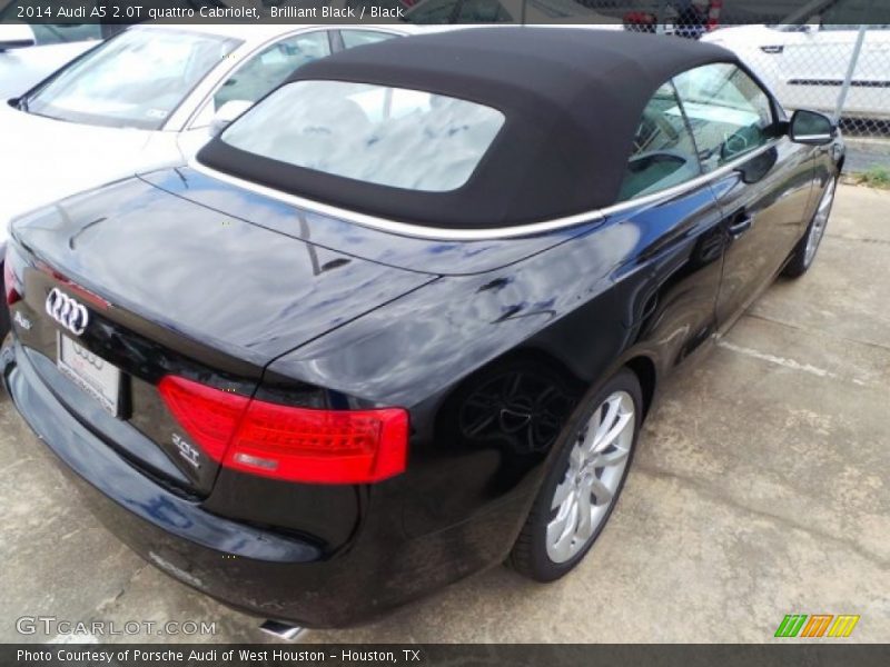 Brilliant Black / Black 2014 Audi A5 2.0T quattro Cabriolet