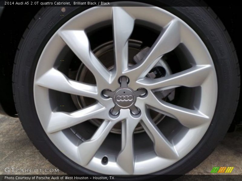 Brilliant Black / Black 2014 Audi A5 2.0T quattro Cabriolet