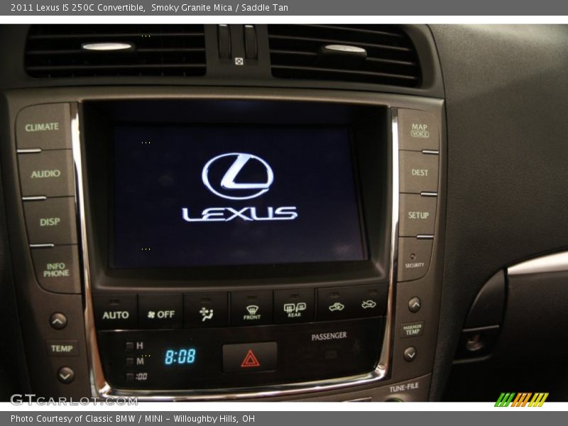 Smoky Granite Mica / Saddle Tan 2011 Lexus IS 250C Convertible