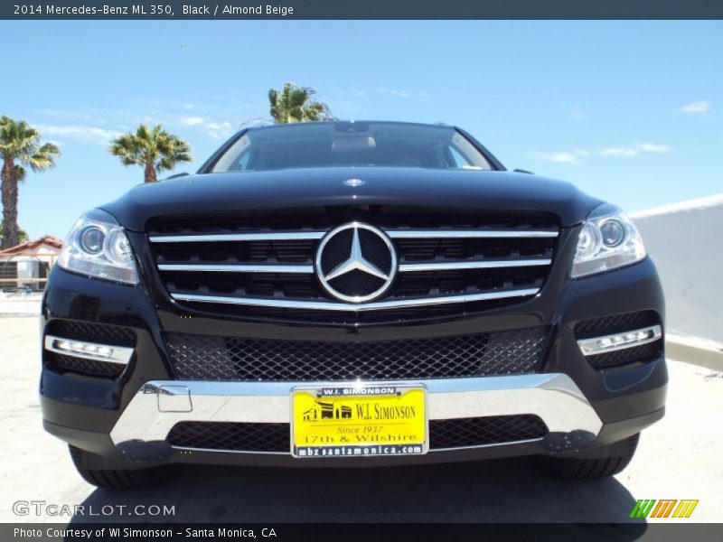 Black / Almond Beige 2014 Mercedes-Benz ML 350