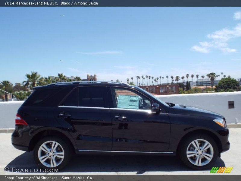 Black / Almond Beige 2014 Mercedes-Benz ML 350