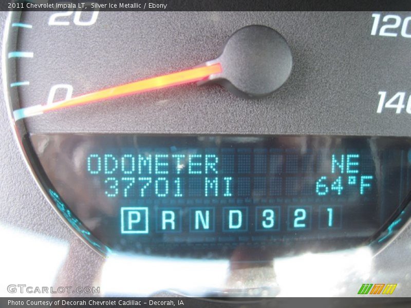Silver Ice Metallic / Ebony 2011 Chevrolet Impala LT