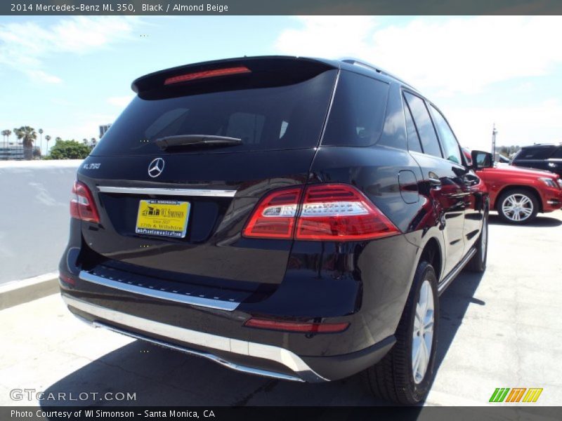 Black / Almond Beige 2014 Mercedes-Benz ML 350