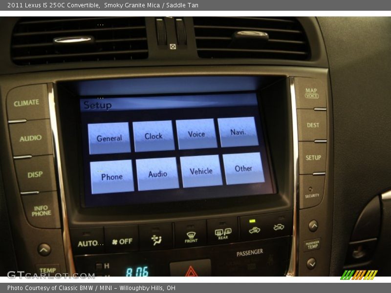 Smoky Granite Mica / Saddle Tan 2011 Lexus IS 250C Convertible