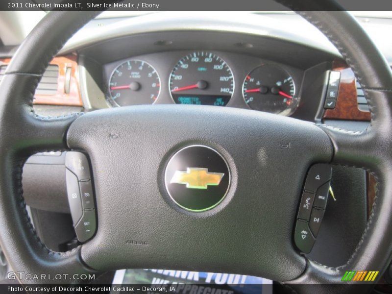 Silver Ice Metallic / Ebony 2011 Chevrolet Impala LT