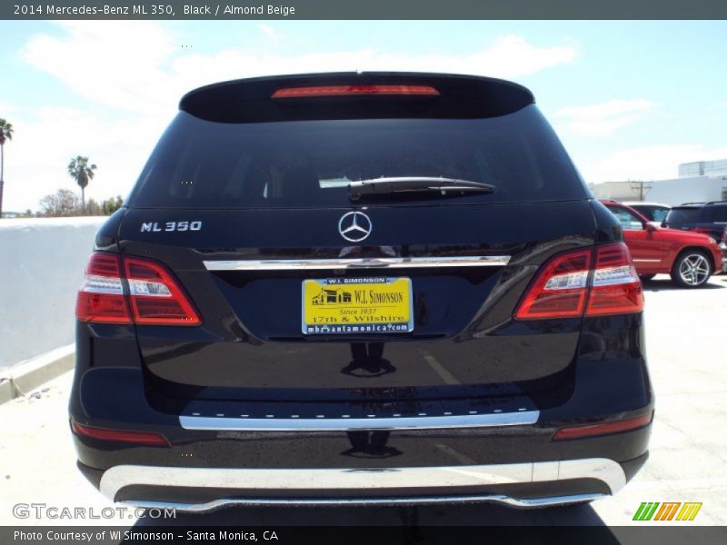 Black / Almond Beige 2014 Mercedes-Benz ML 350