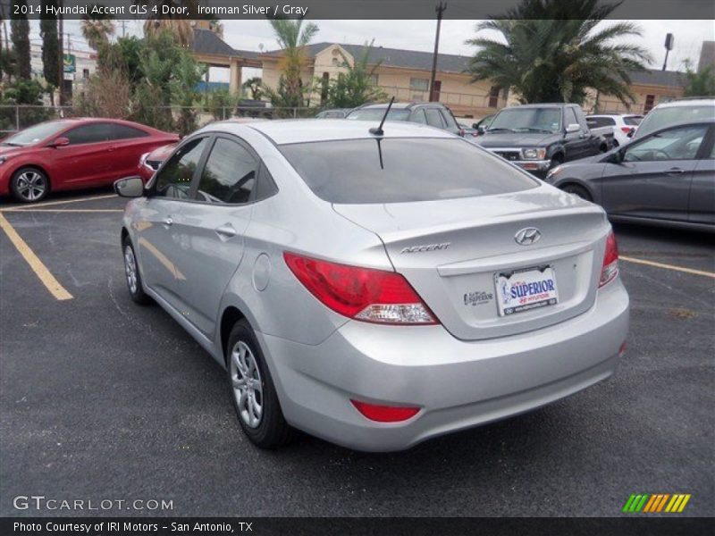 Ironman Silver / Gray 2014 Hyundai Accent GLS 4 Door