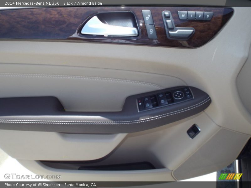 Black / Almond Beige 2014 Mercedes-Benz ML 350