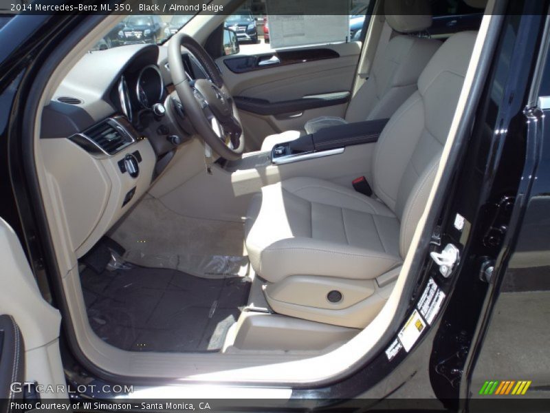 Black / Almond Beige 2014 Mercedes-Benz ML 350