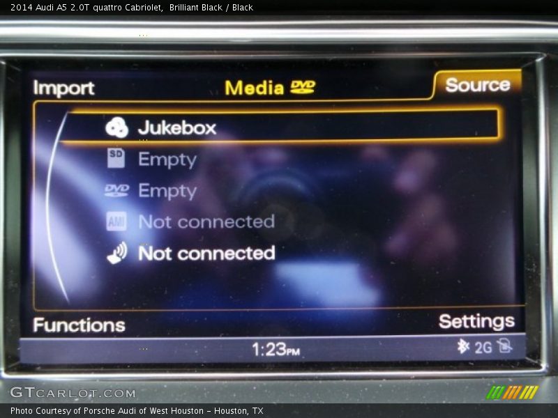 Brilliant Black / Black 2014 Audi A5 2.0T quattro Cabriolet